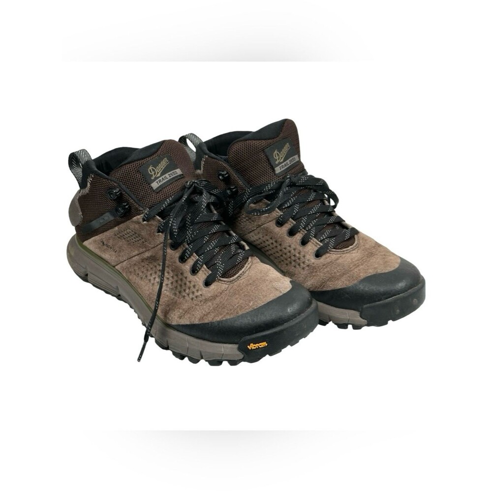 Danner Trail 2650 Mid GTX Hiking Outdoor Rugged Brown Work Boots Men’s Size 8.5
